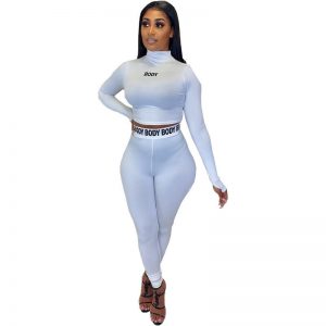 Nibber Sport Two Piece Bodycon Tracksuit